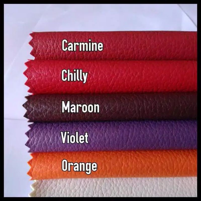 Bahan kulit Imitasi/Kulit PU tipis/Spoon Lechy Meteran