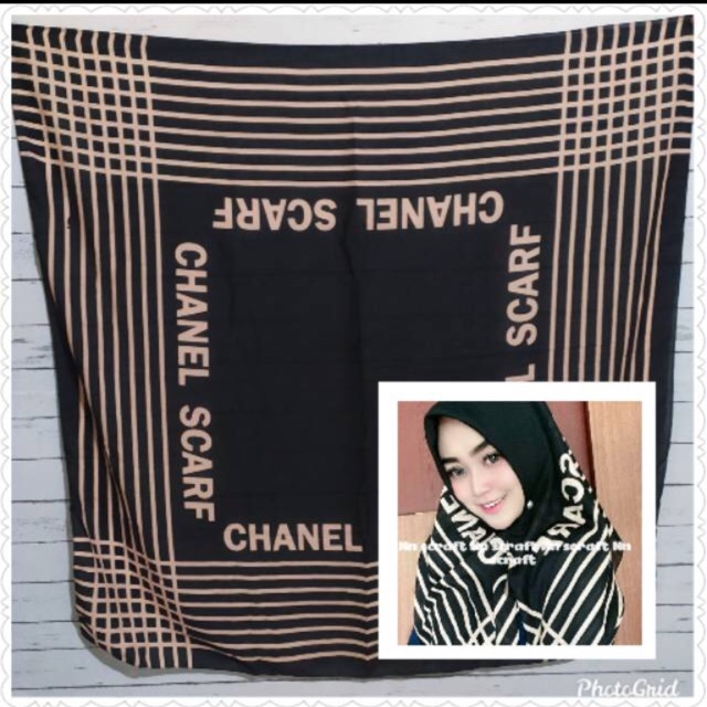 Hijab voal Chanel (denay KW)