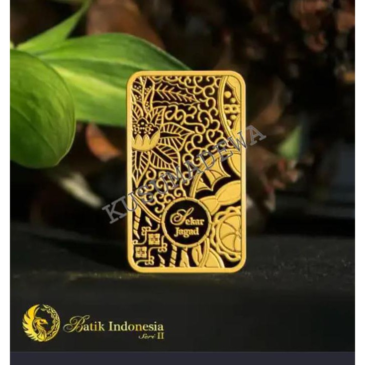 Logam mulia 10gr edisi batik emas antam bersertifikat 2016