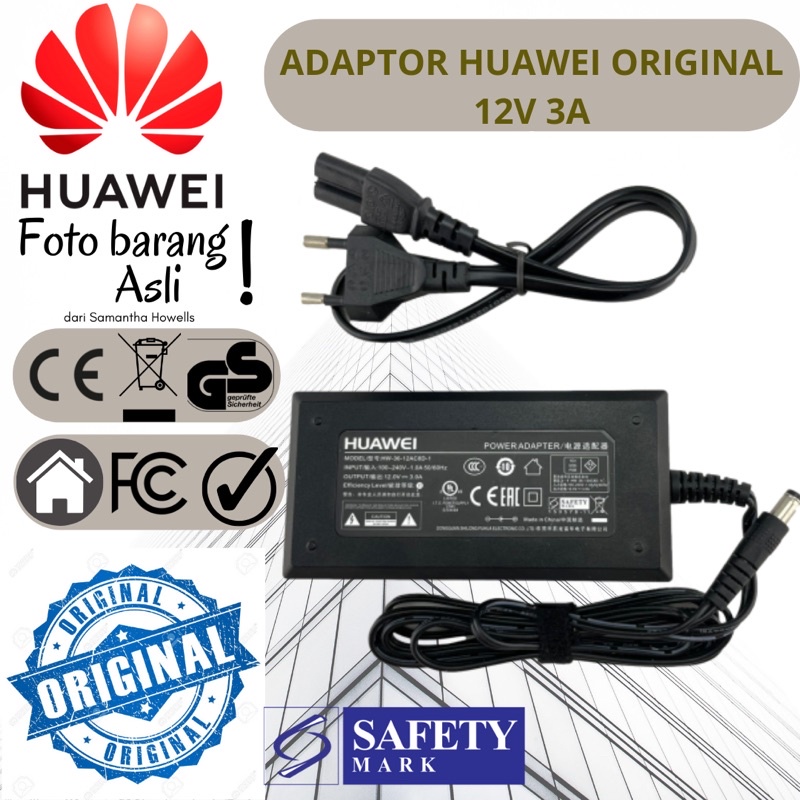 HUAWEI original Switching power adaptor portable adaptor 12V 3A