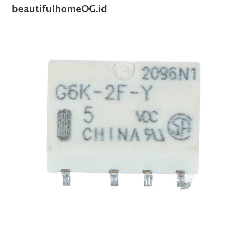 5pcs dc 5v smd g6k-2f-y Sinyal relay 8 Pin Untuk omron relay