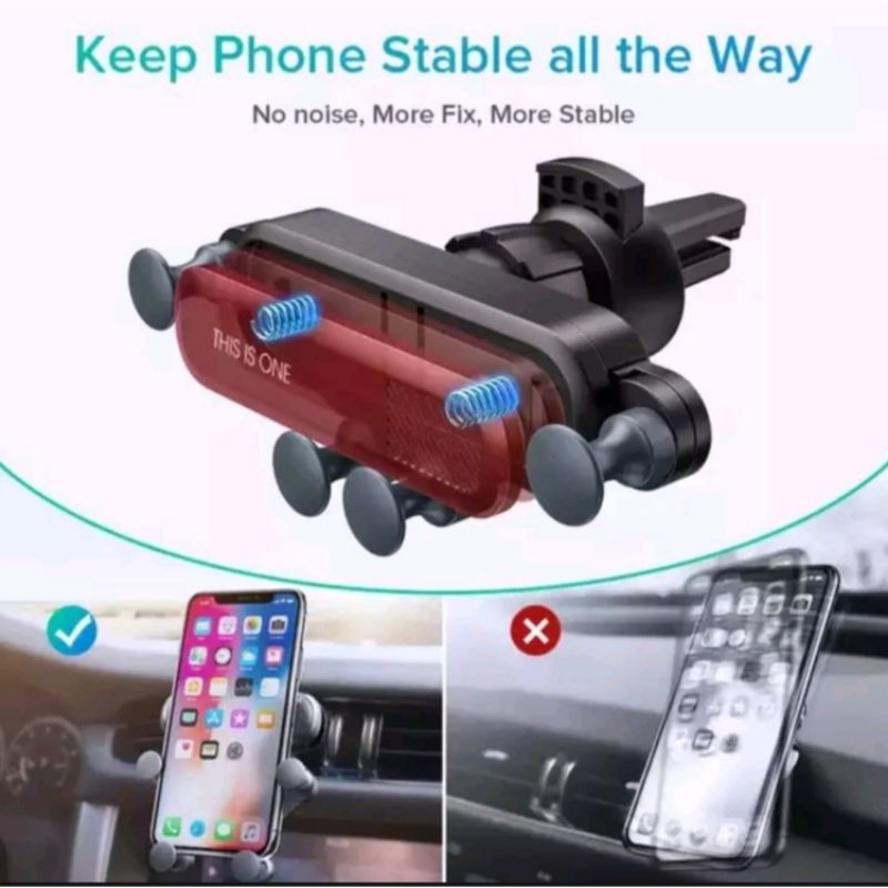 Car Holder AC Mobil This is one - Car Vent Clip Flexible Mount Car