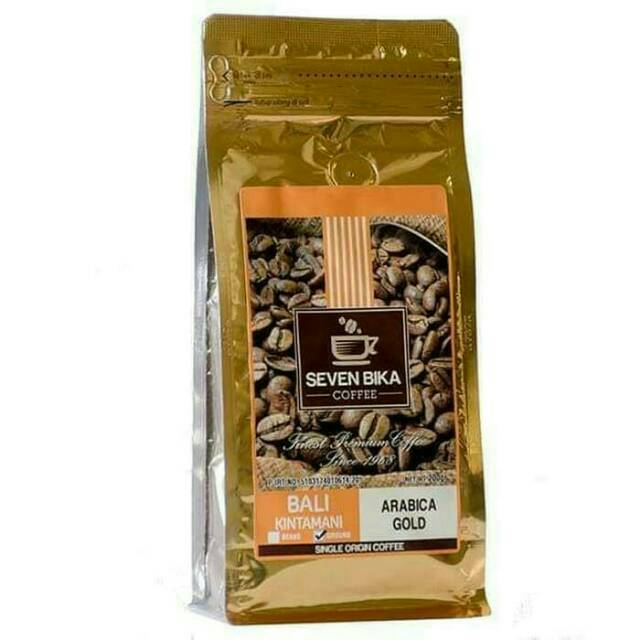 

Seven Bika Coffee Bali Kintamani Arabica Gold (Kopi Bubuk) 200 gr