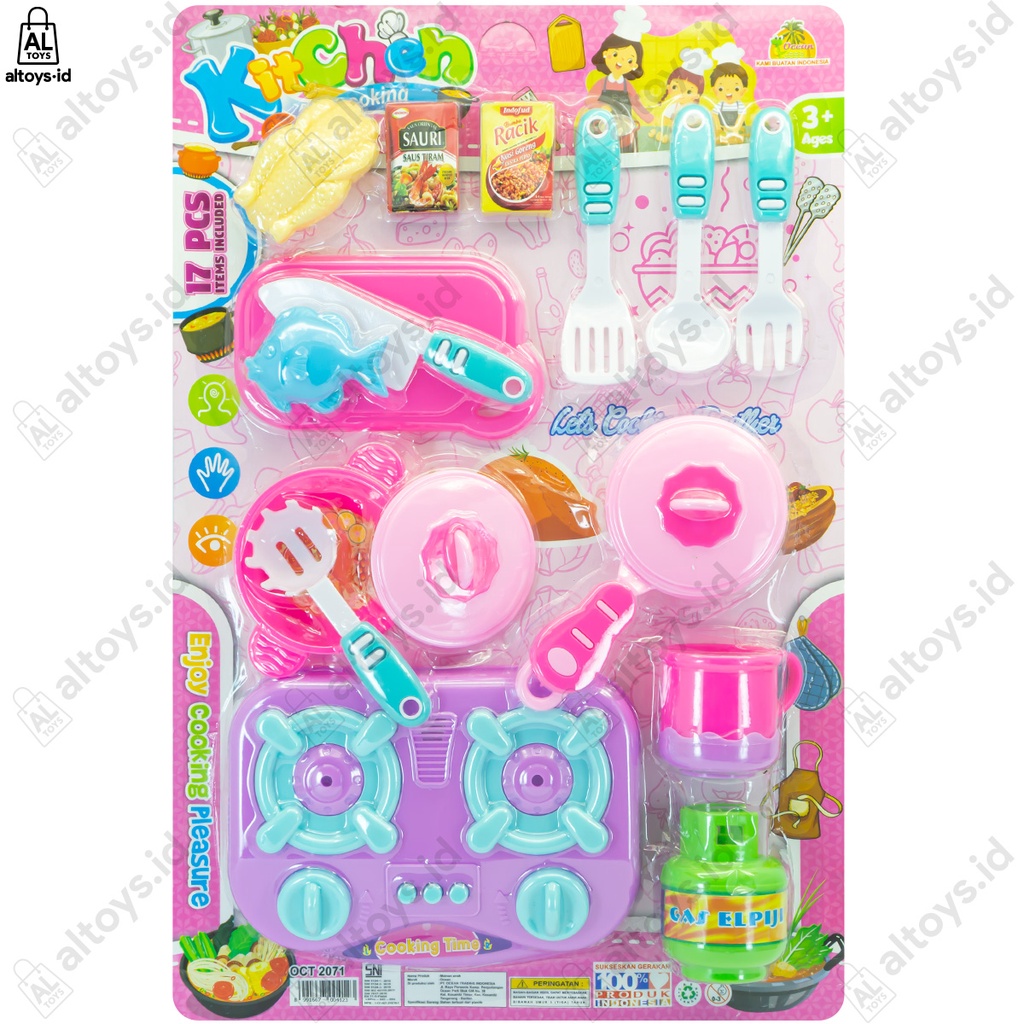 Mainan Anak Kitchen Cooking Play Set / Mainan Kompor Masak Masakan OCT2071