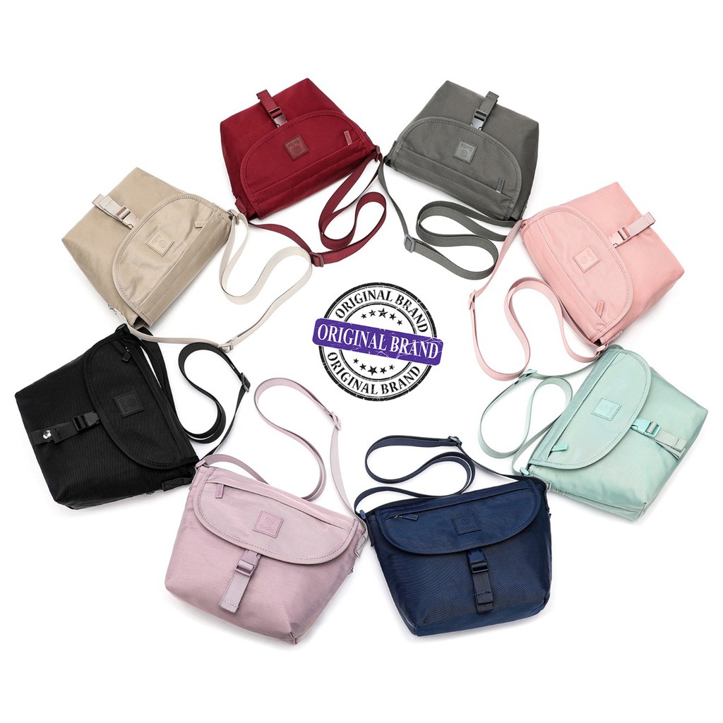 SALE GUDIKA - Tas Selempang Wanita Kece Import Original 5164 - Tas Wanita Selempang Bahu Import Korea Kekinian Terbaru Bahan Nylon Waterproof Anti Air - slingbag - tas mini - bag - cewek - fashion - branded - santai - tas - slempang - termurah - ori