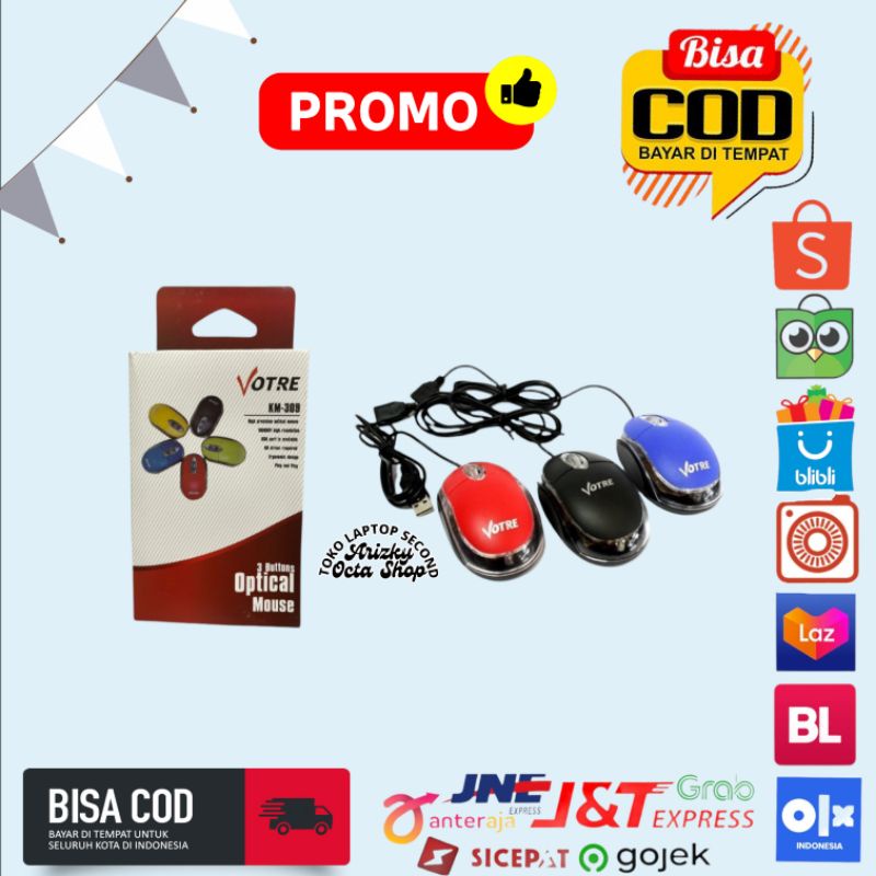 Ready Stok Mouse usb For Pc/Laptop murah