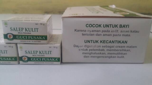 Salep Kulit Multiguna Guci Pusaka Jerawat Panu Bisul Kutu Air Gatal