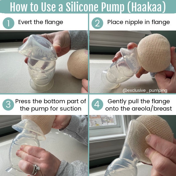 Haakaa Silicone Breast Pump | Pompa Asi Manual