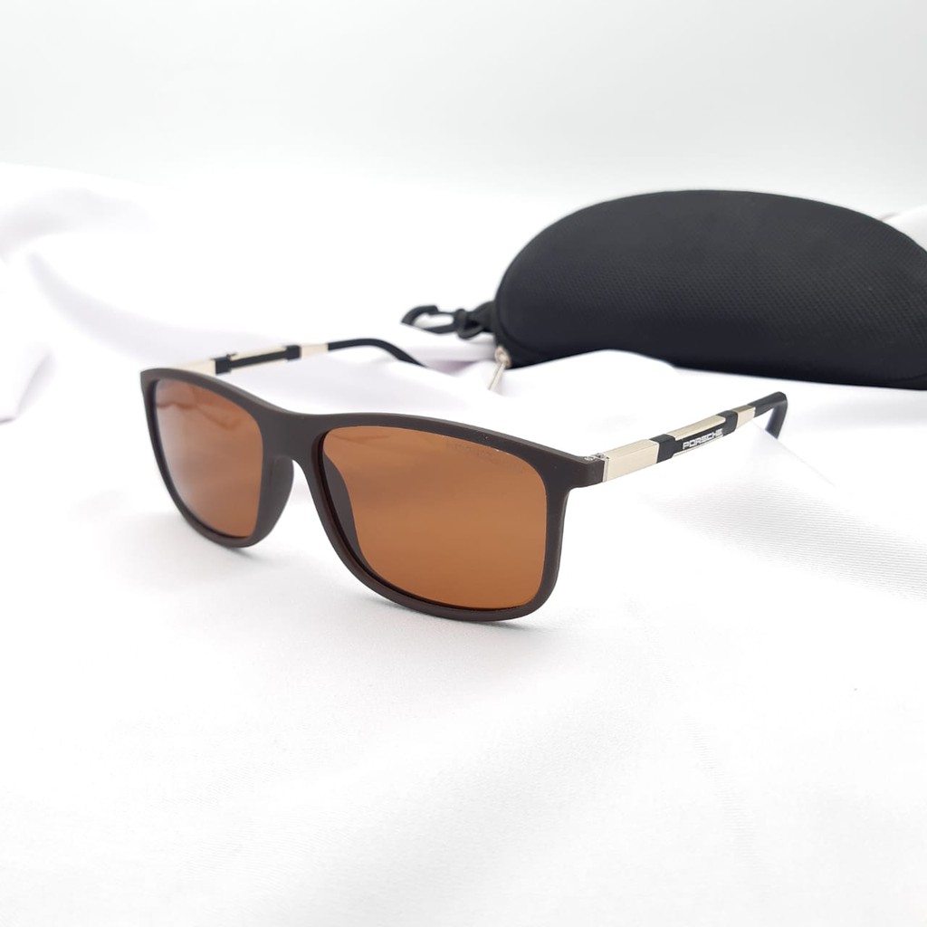 KACAMATA PORSCHE DESIGN 6858 LENSA POLARIZED FULLSET MURAH