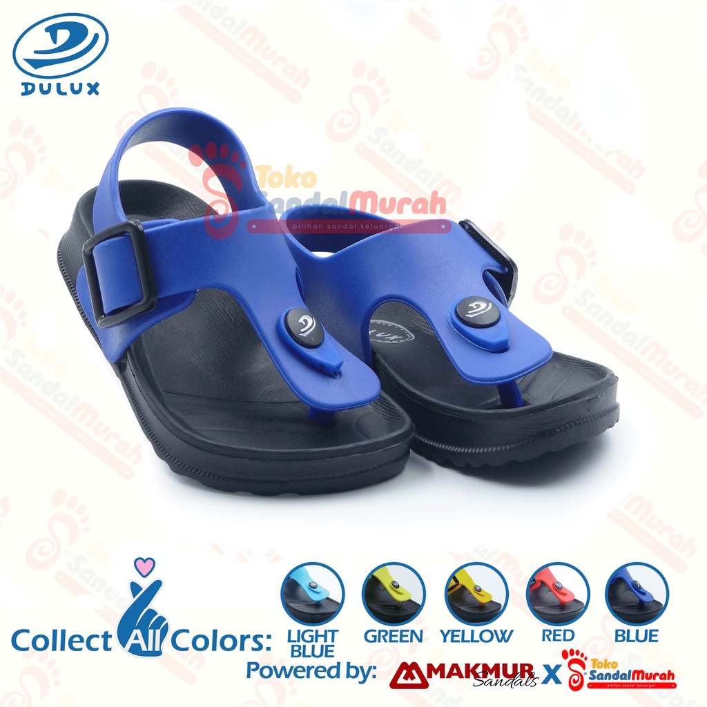 Toko sandal murah - Sandal Capit Tali Belakang Anak Unisex Model Gunung  M 213 E GN