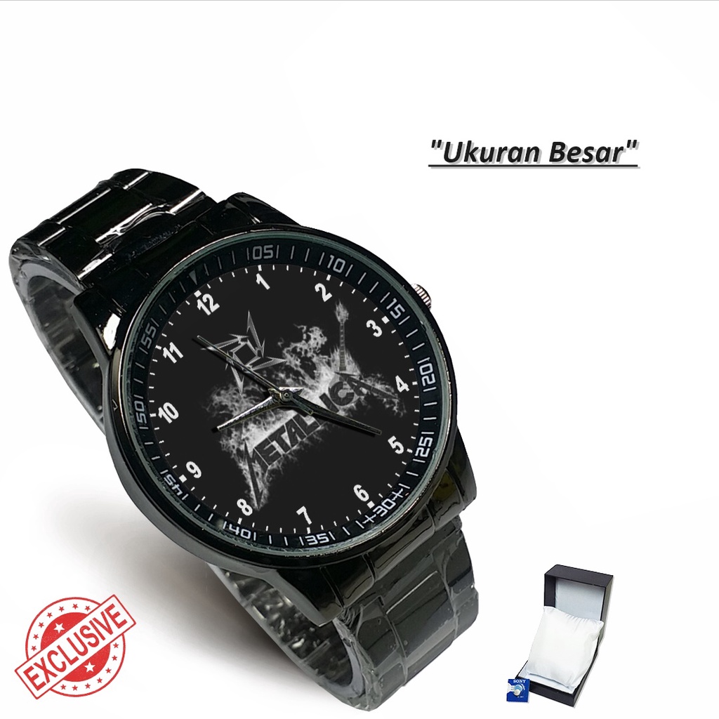 Jam Tangan Rantai Couple BAND OF METALLICA - 02 (Awesome)