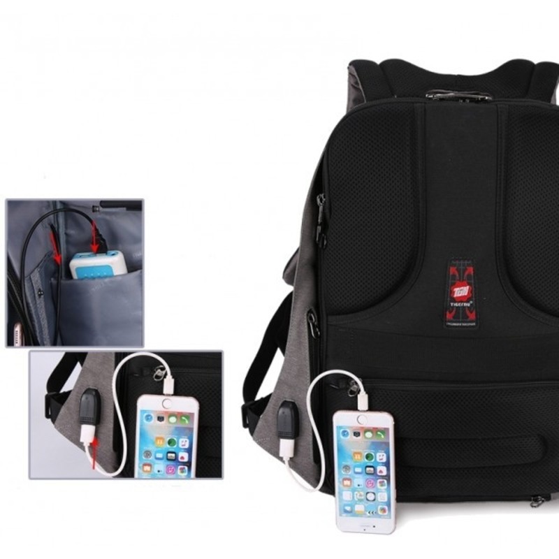 Tigernu T-B3213 USB Port Tas Ransel Laptop 16 inch Punggung Backpack