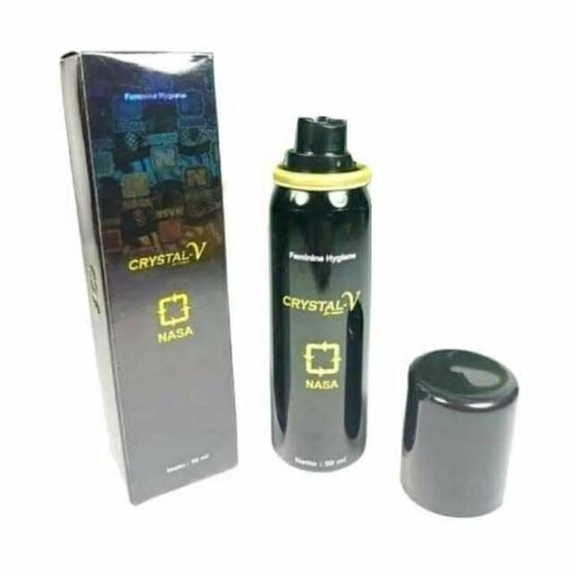 Cristal V SPRAY NASA solusinya BECEK dan BAU miss V