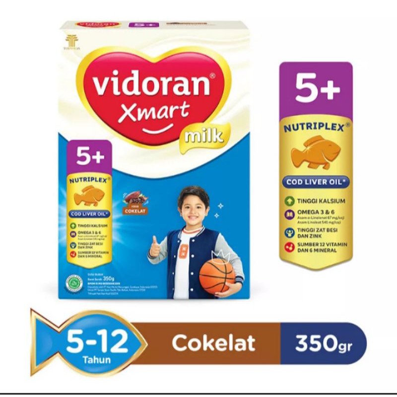 

Vidoran Xmart Milk 5+ Coklat 350 gr