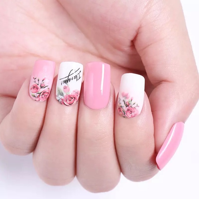 Stiker kuku /nails stiker flower