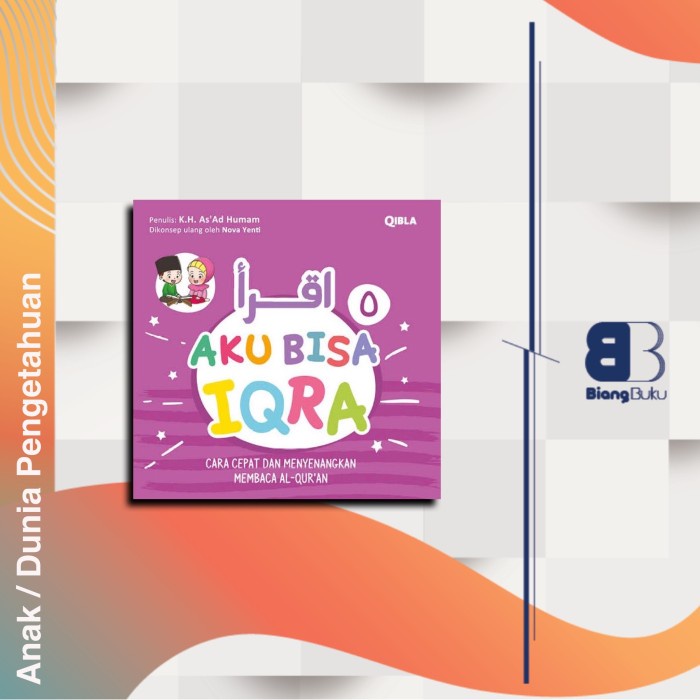 Buku Anak Aku Bisa Iqra 5 K.H.As'ad Humam Ori Qibla Gramedia Baru
