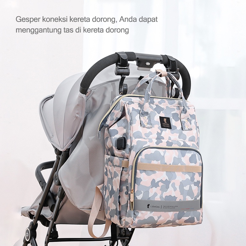 Tas Bayi Multifungsi/Backpack/Baby diapers bag/Tas Perlengkapan (B255)