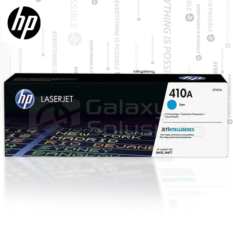 HP 410A Cyan Original LaserJet Toner Cartridge - CF411A