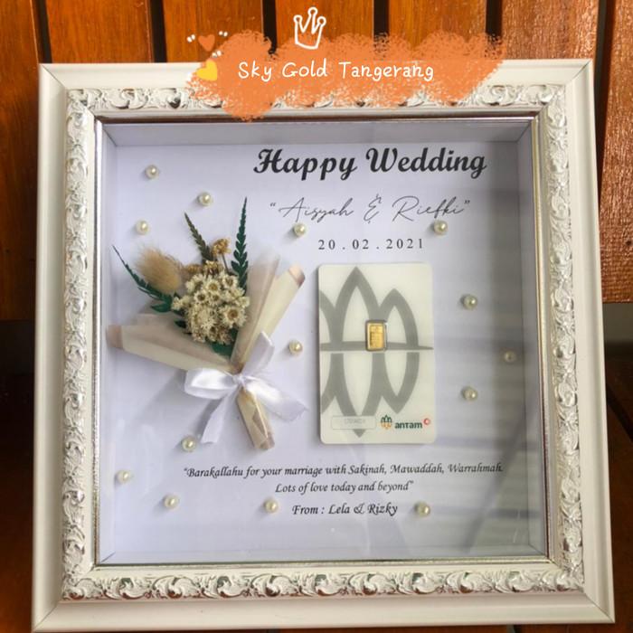 Wedding | Bingkai Mahar Emas / Antam Scrapbook 3D