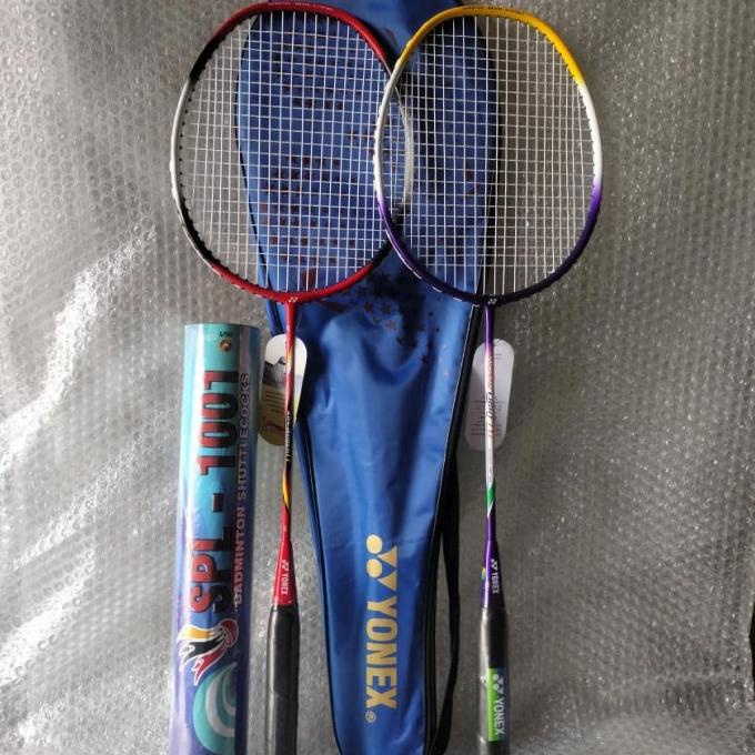 Paket Hemat Raket Badminton Yonex + Kok Super Wins