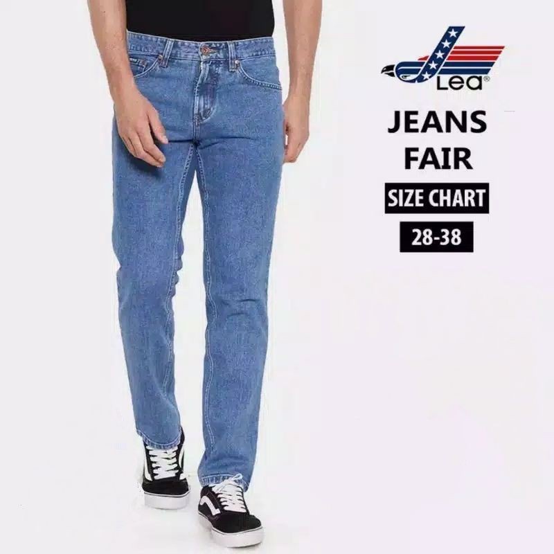 CELANA JEANS LEA 606 / CELANA PANJANG PRIA LEA 606 STANDAR [COD]