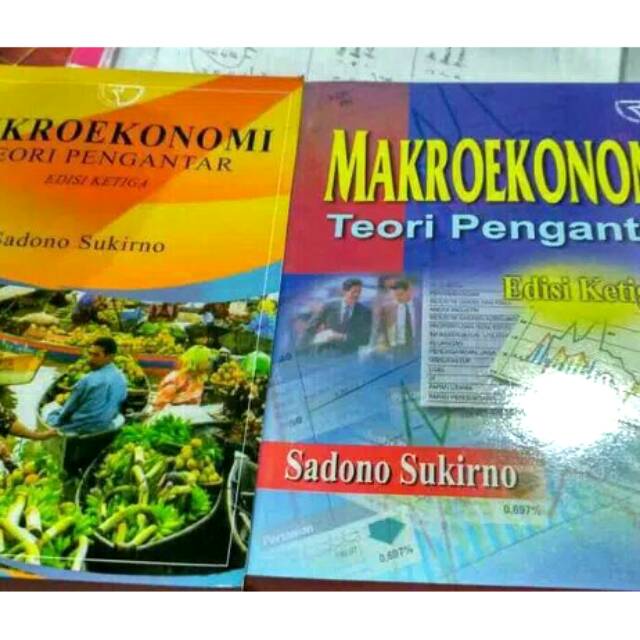 1 PAKET 2 BUKU MAKROEKONOMI DAN MIKROEKONOMI KERTAS HVS  SADONO SUKIRNO-1