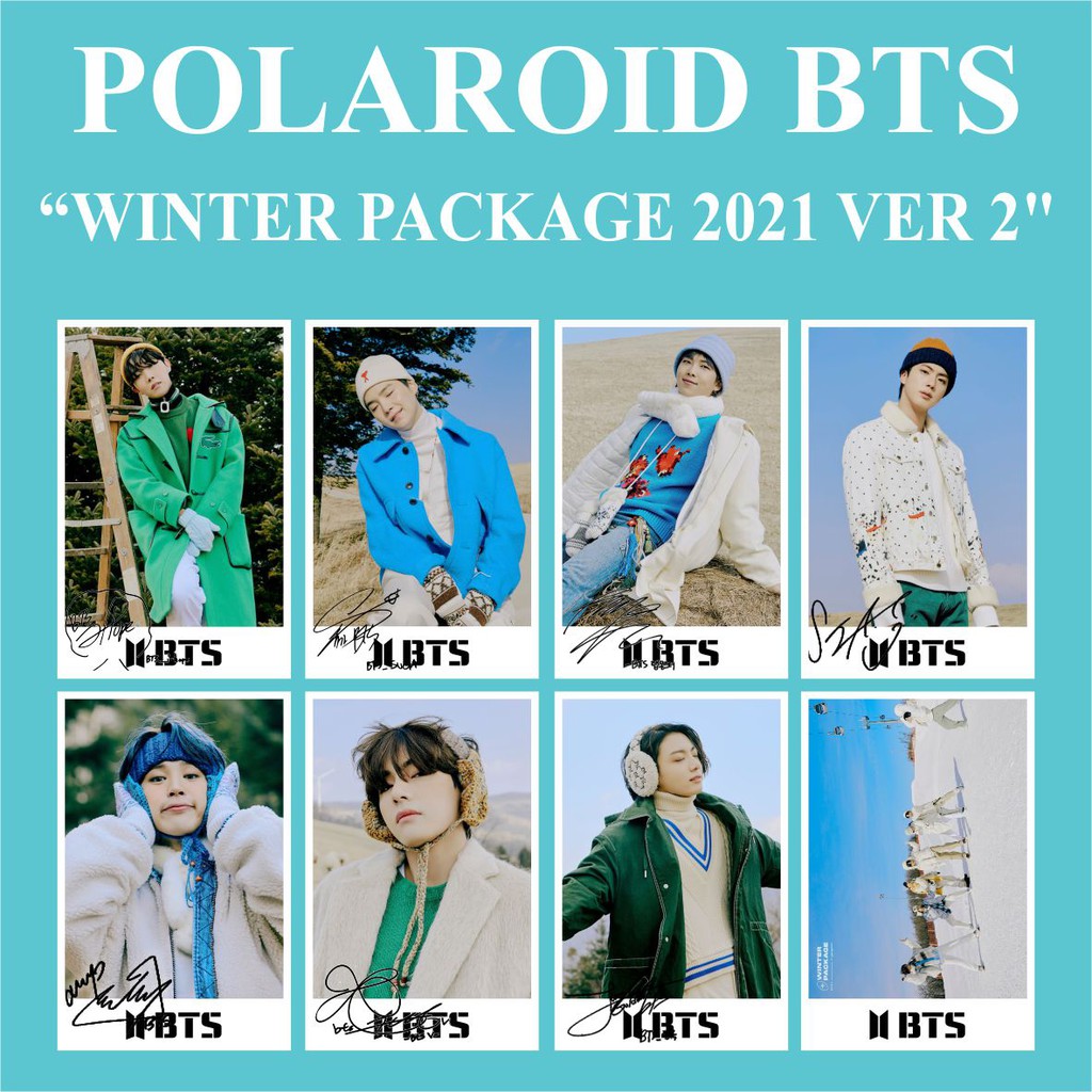 (READY STOCK) POLAROID BTS WINTER PACKAGE 2021 KPOP MURAH