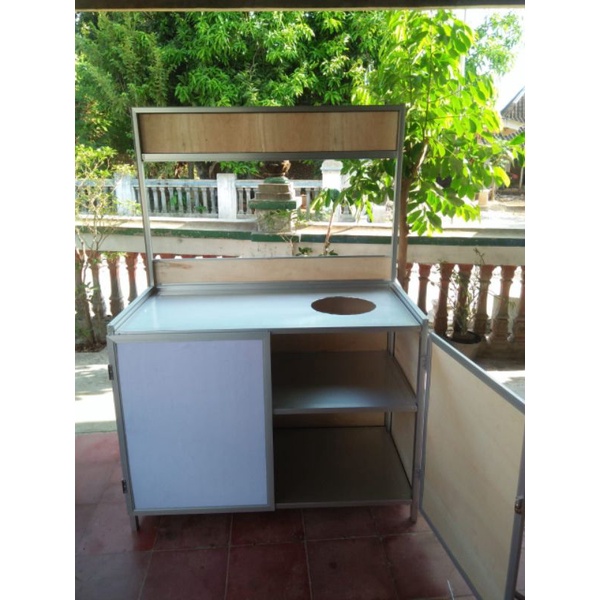 Gerobak Booth lipat jumbo