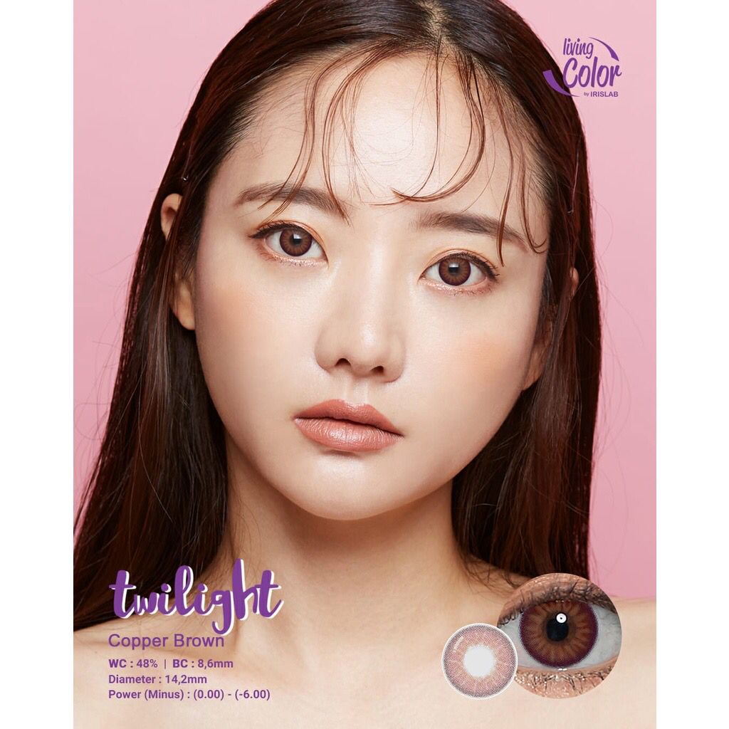 SOFTLENS TWILIGHT by IRISHLAB DIA 14.2MM NORMAL &amp; MINUS 0.50 s/d 2.50 + FREE LENSCASE  -KASIMURA