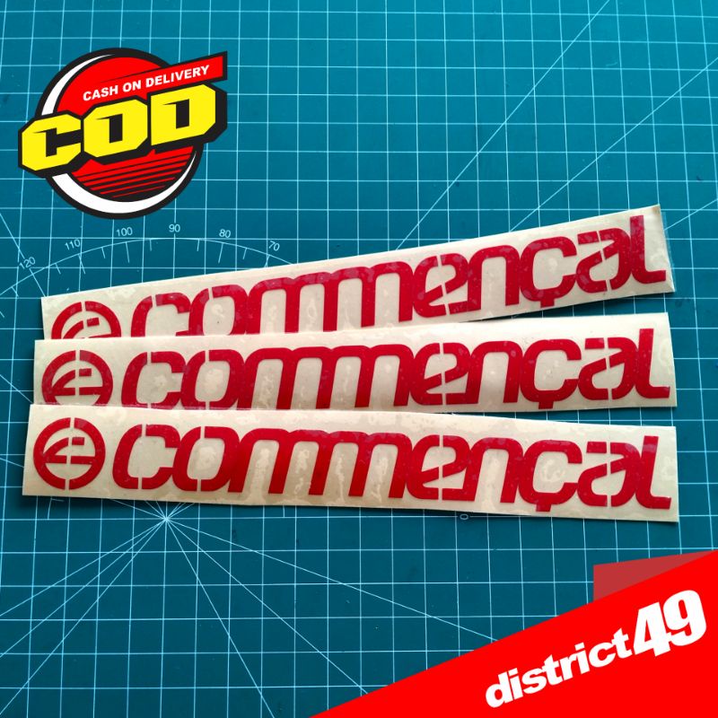 Cutting sticker - Stiker cutting Commencal - Stiker Commencal - Stiker MTB