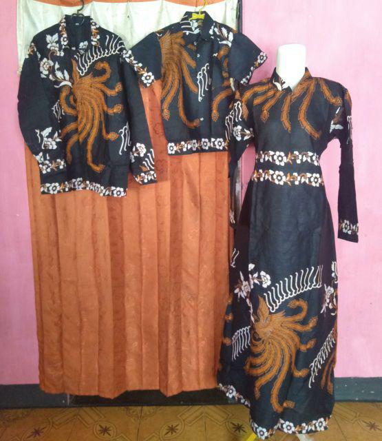 Batik Couple Keluarga Sania Ruffle Ori Ndoro Jowi Dnt Ahy