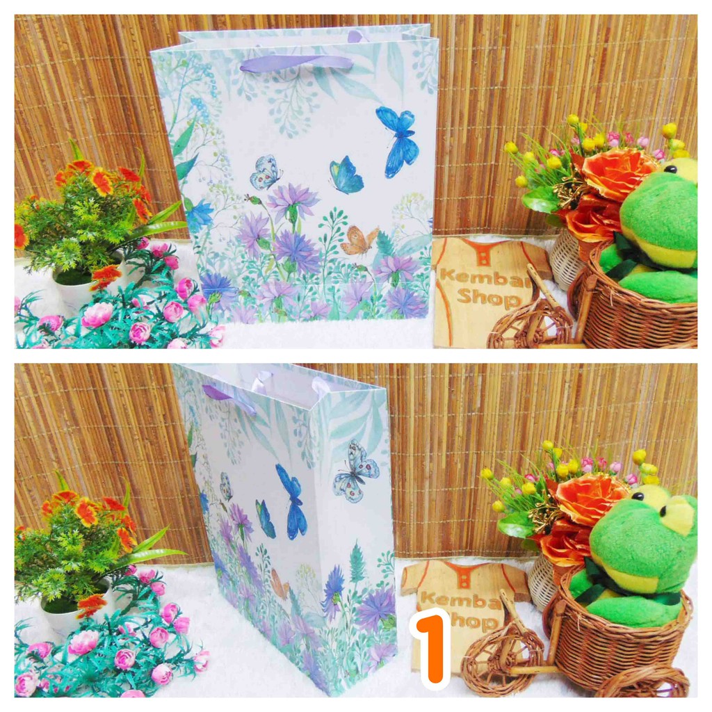 

kembarshop kemasan kado, bungkus kado, tas souvenir, tas kado, paper bag, gift bag hampers butterfly