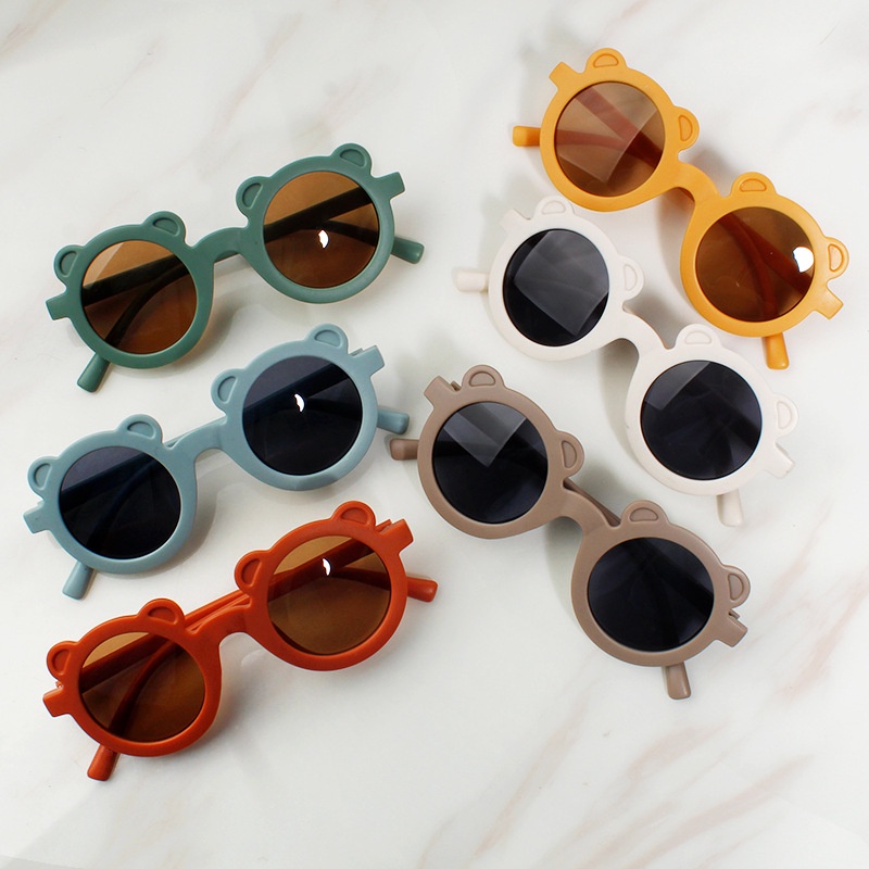 GO! KC522 Kacamata Anak Fashion Telinga Beruang Bear kacamata hitam Kids Sunglasses