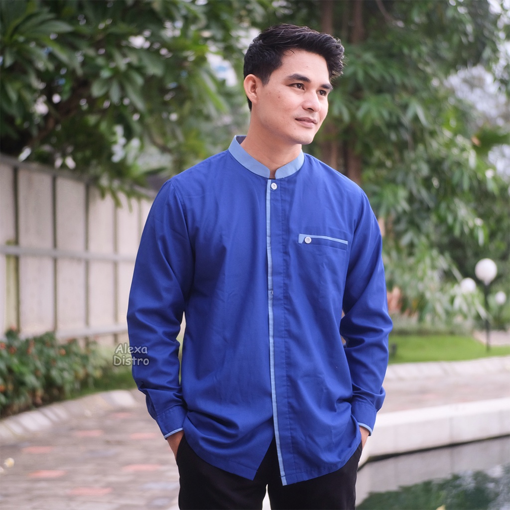 Baju Orizano Koko Lengan Panjang Terbaru Kain Toyobo Fodu - Couple