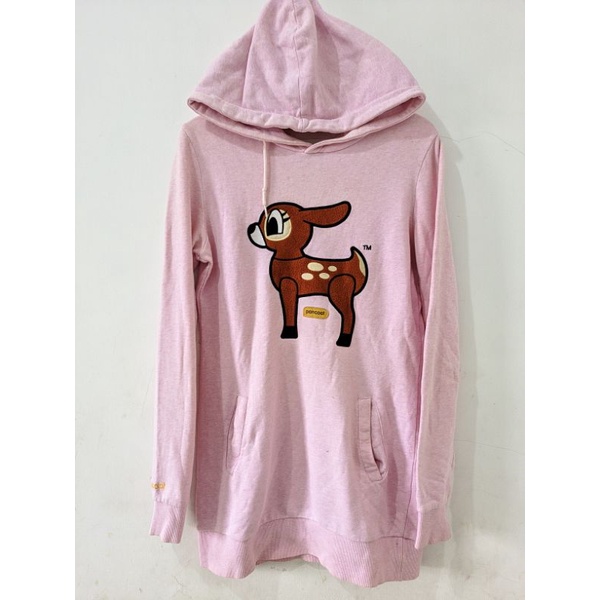 HOODIE PANCOAT KANCIL SECOND ORIGINAL MURAH | HOODIE TUNIK PANCOAT KANCIL BABY PINK SECOND MURAH