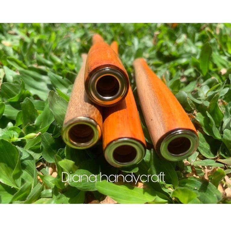 MEN SALE PIPA ROKOK KAYU SECANG12 CM / ONCE SECANG BRAHMA MERAH /  MERAH DELIMA / KAYU AJAIB