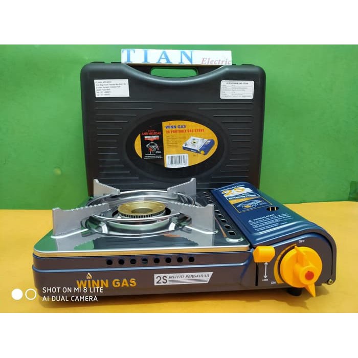 WINN GAS W-2S Kompor Gas Portable Double Safety Device