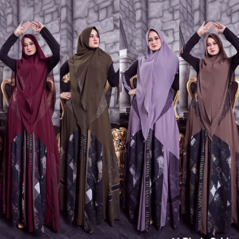 Jubaidah series set original brand Humaira syari