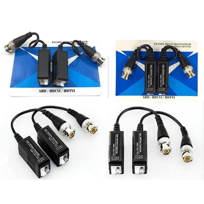 Video Balun AHD/TVI/CVI Camera CCTV 1 Channel Passive Video Transceiver
