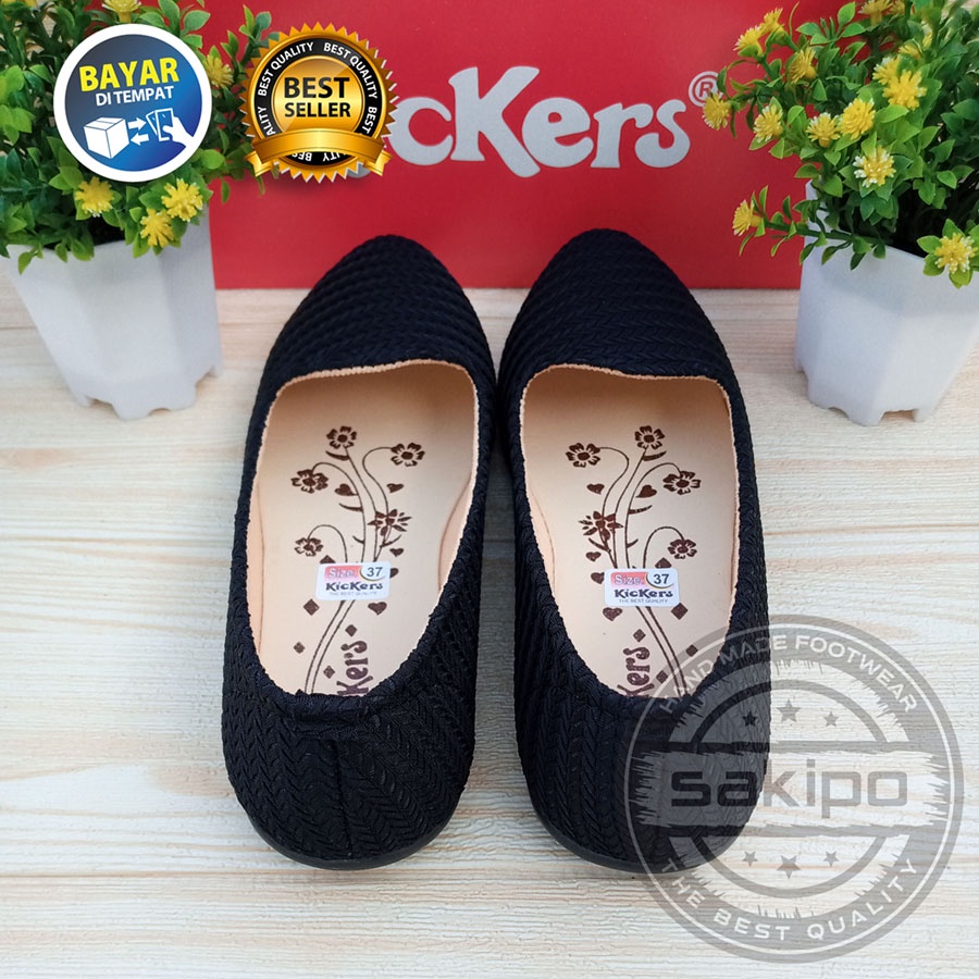 PROMO 8.8 KEMERDEKAAN SALE SEPATU WANITA DEWASA BALET RAJUT KICKERS TRENDI TERMURAH TERLARIS TAMPIL CANTIK / SAKIPO