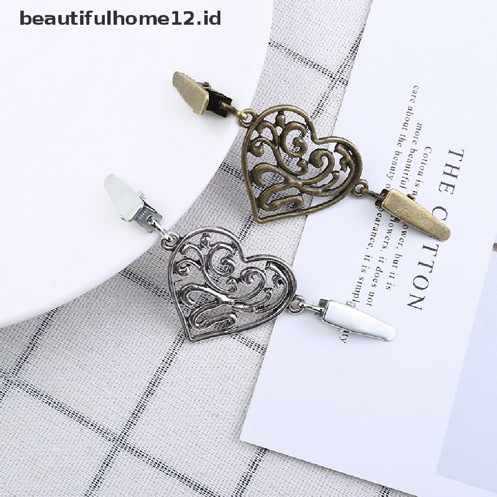 【beautifulhome12.id】 Shirt Collar Cardigan Clip Shawl Brooch Duck Clip Clasps Sweater Blouse Pin .