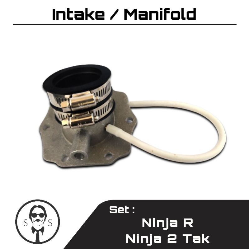 Intake Manifold set Ninja R 2 Tak Alumunium Karbu PE 24 28 32 38 PE32 PE38 Intek Manifol Manipul