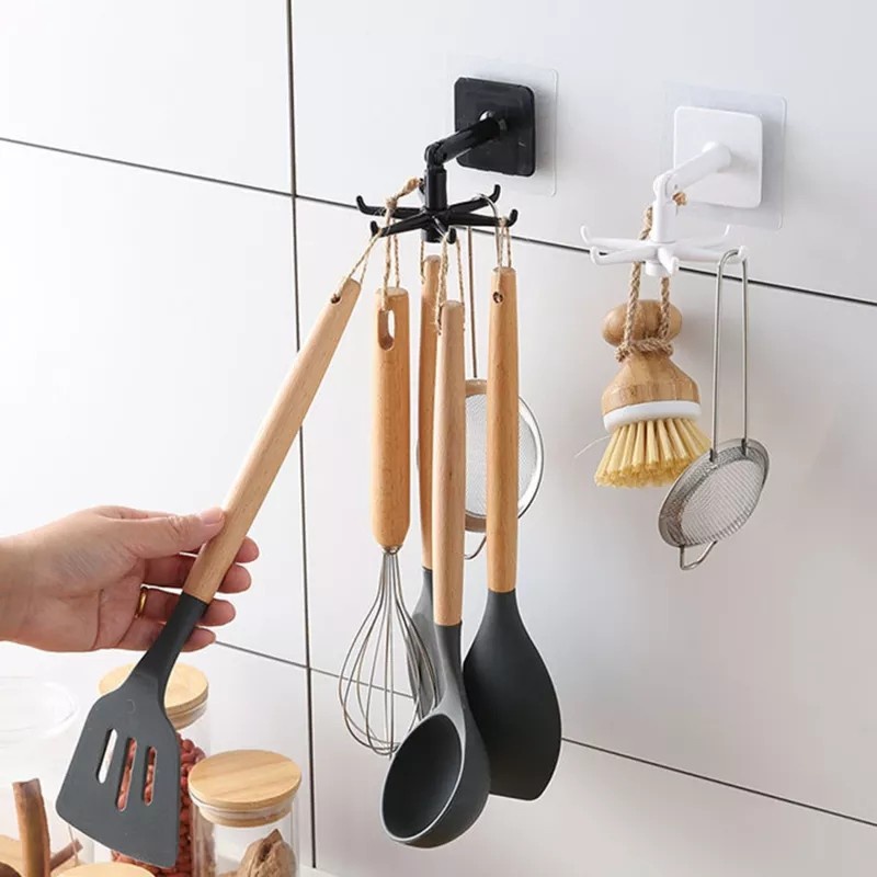 NA - GANTUNGAN SPATULA HOOK - GANTUNGAN DAPUR DIPUTAR - CANTOLAN SPATULA