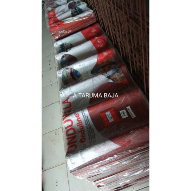 Genteng ONDUVILLA CLASSIC RED 3D , Genteng Selulosa Bitumen