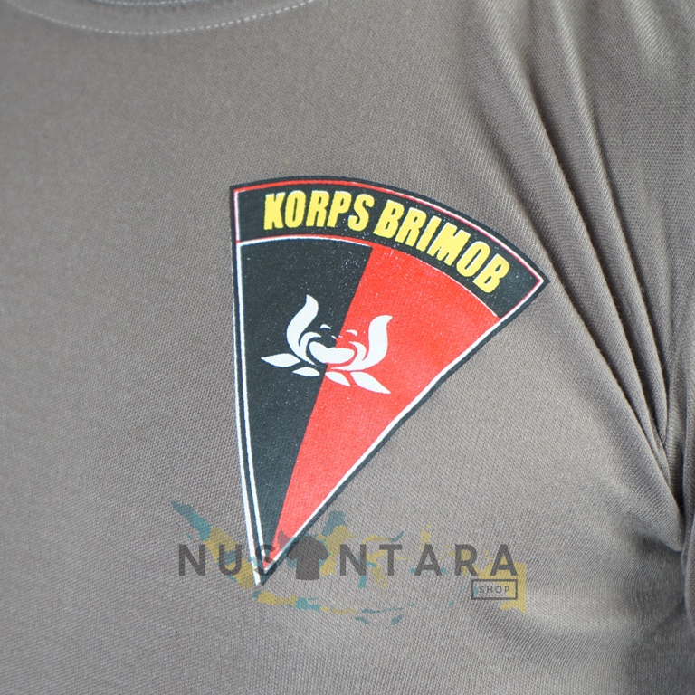 Kaos Korps Brimob Polri Kaos Dinas Brimob polri Dalaman polisi Kaos Brimob