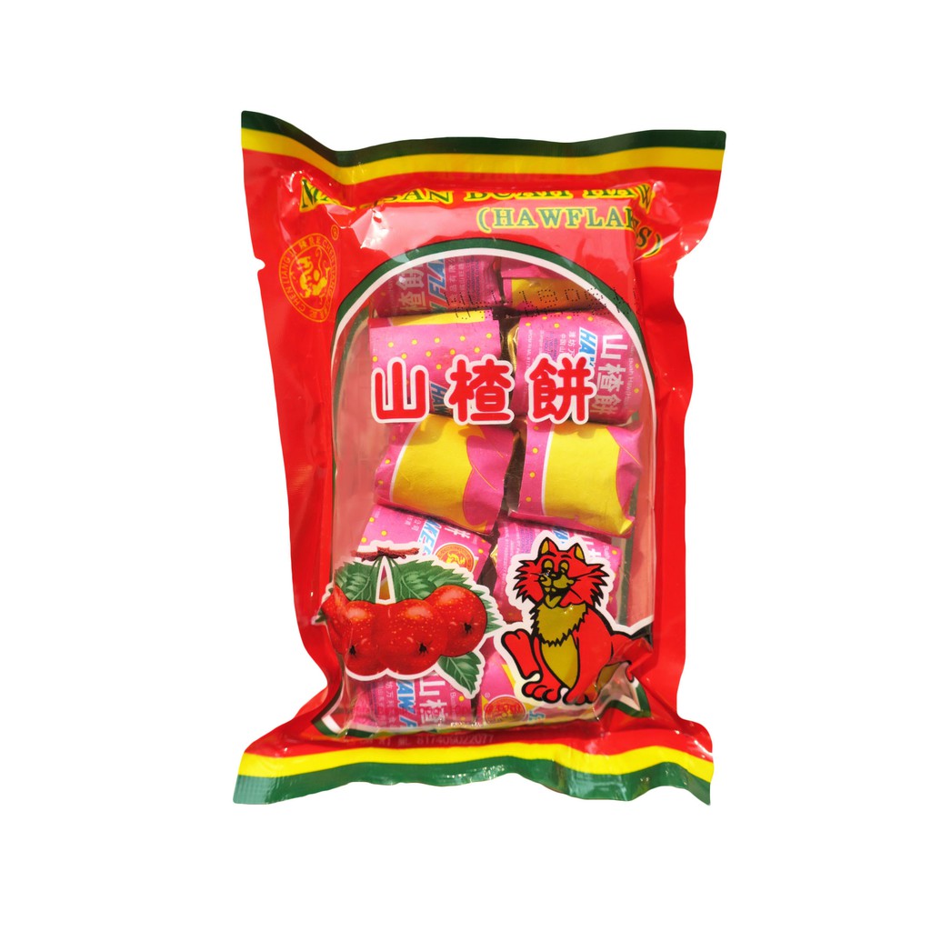 

NAGA SANCA San Ca (Kecil) – Manisan Buah Haw Flakes – Chen Liang Ji (10 PCS X 10 GR)
