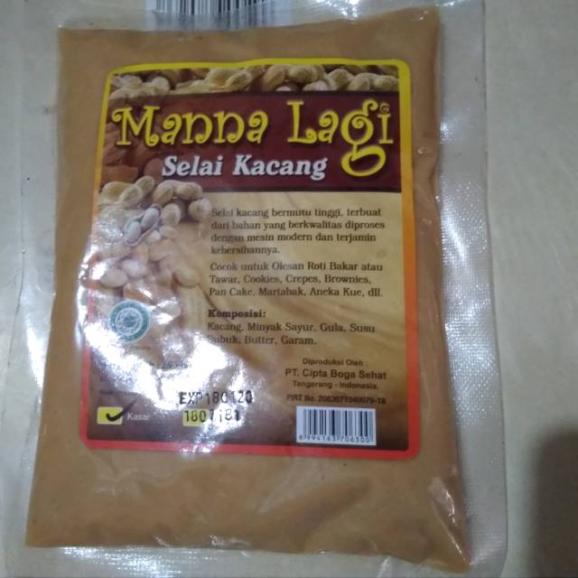 

selai kacang Manna Lagi 250gram
