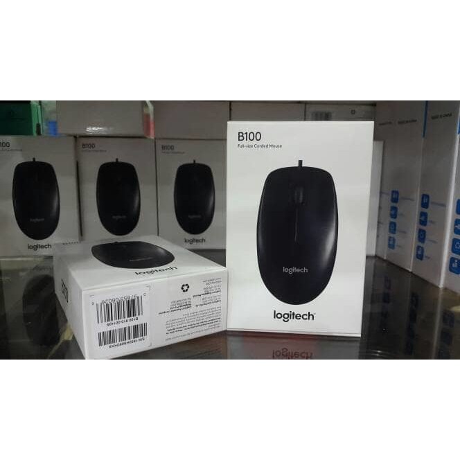 LOGITECH B100 Mouse Optic USB Original