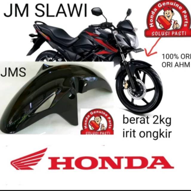 Spakbor depan k15 900 slebor depan fender front cb 150r cb old cb 150 lama warna hitam ori AHM