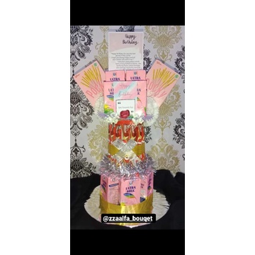 TERMURAH  bouqet / buket snack / buket money KUE TART TOWER SNACK ULANG TAHUN
